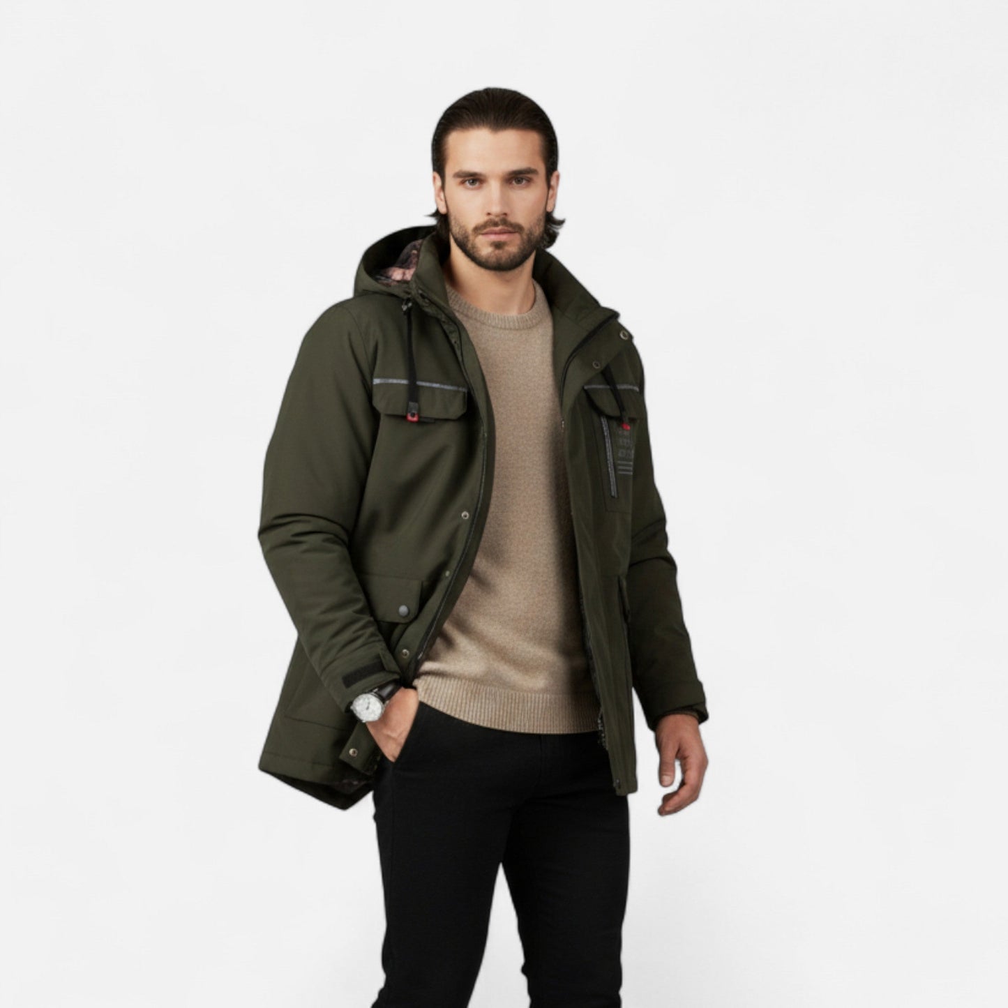 Ravenscroft | Men’s Hooded Windbreaker – Lightweight Outdoor Jacket