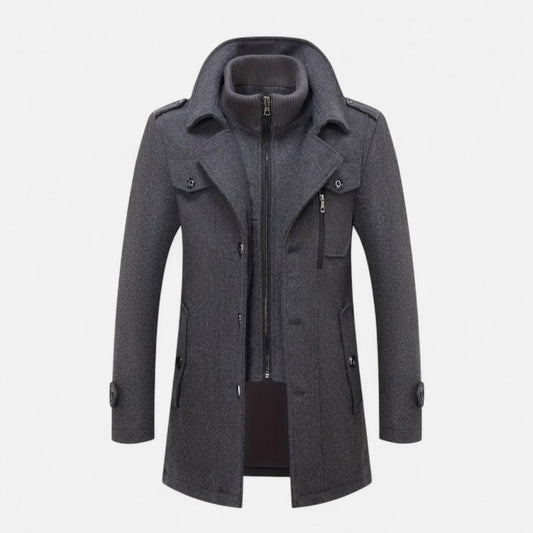 Ashbourne | Men’s Tweed Coat – Slim Heritage Elegance