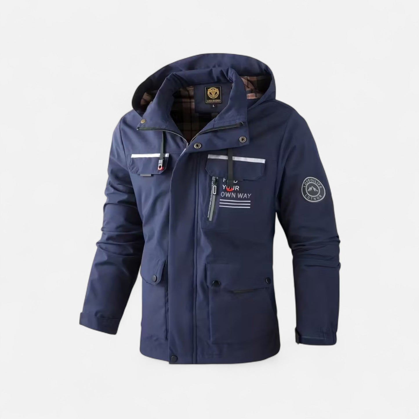 Ravenscroft | Men’s Hooded Windbreaker – Lightweight Outdoor Jacket