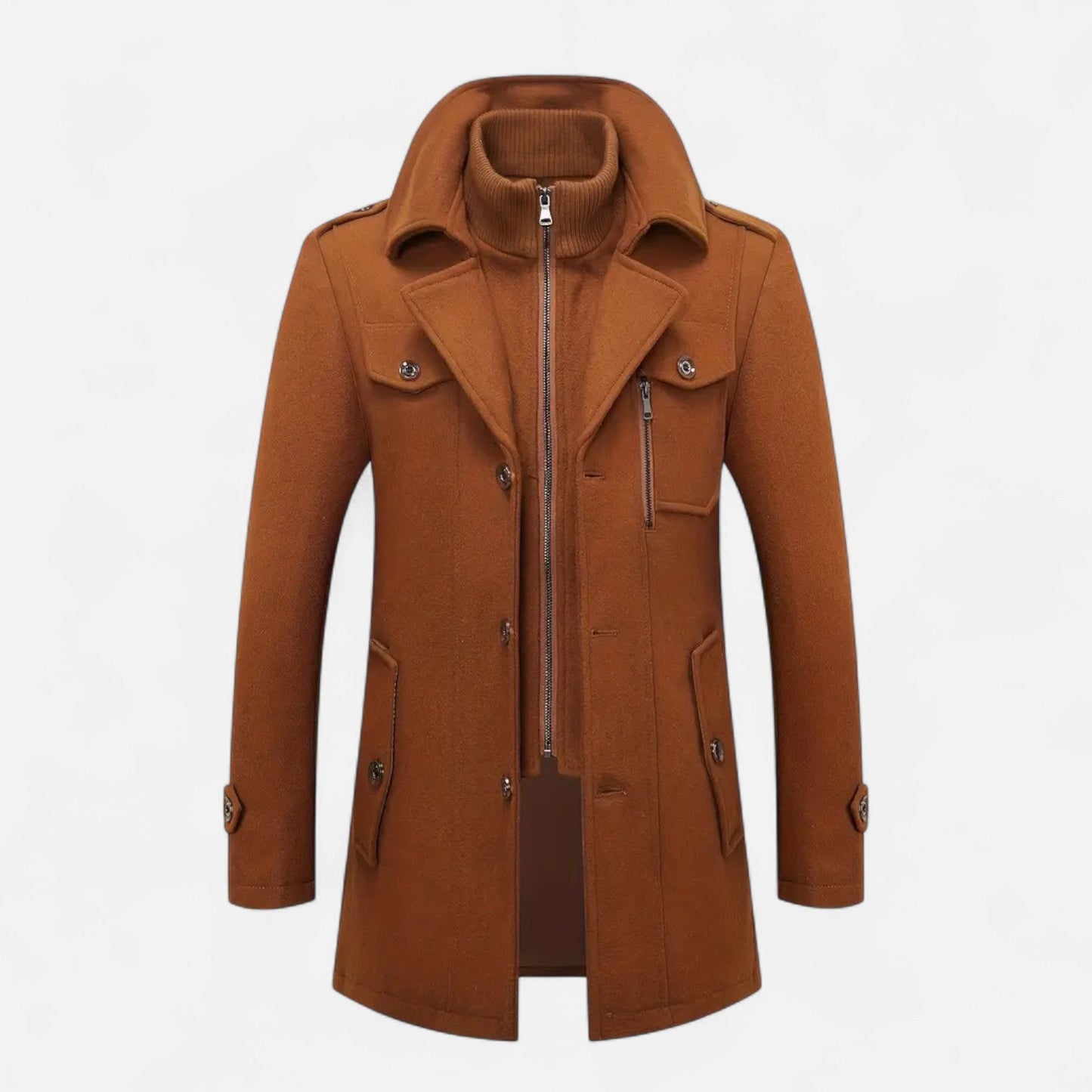Ashbourne | Men’s Tweed Coat – Slim Heritage Elegance