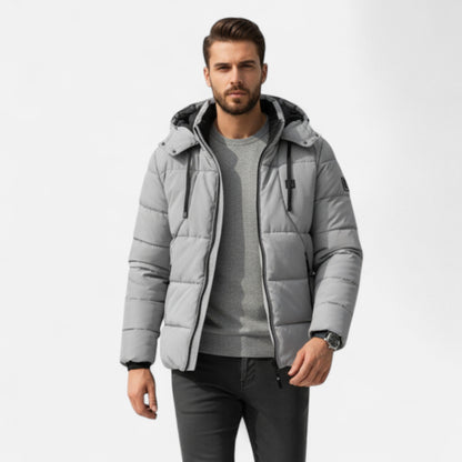 Frosthaven | Men’s Heated Jacket – Advanced Winter Down Comfort