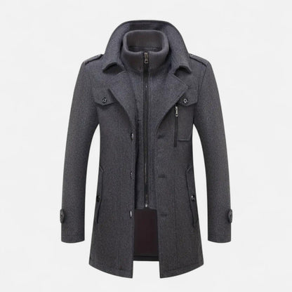 Ashbourne | Men’s Tweed Coat – Slim Heritage Elegance