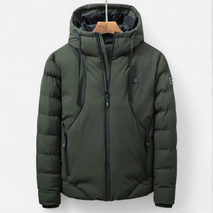 Frosthaven | Men’s Heated Jacket – Advanced Winter Down Comfort