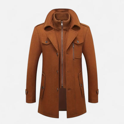 Ashbourne | Men’s Tweed Coat – Slim Heritage Elegance