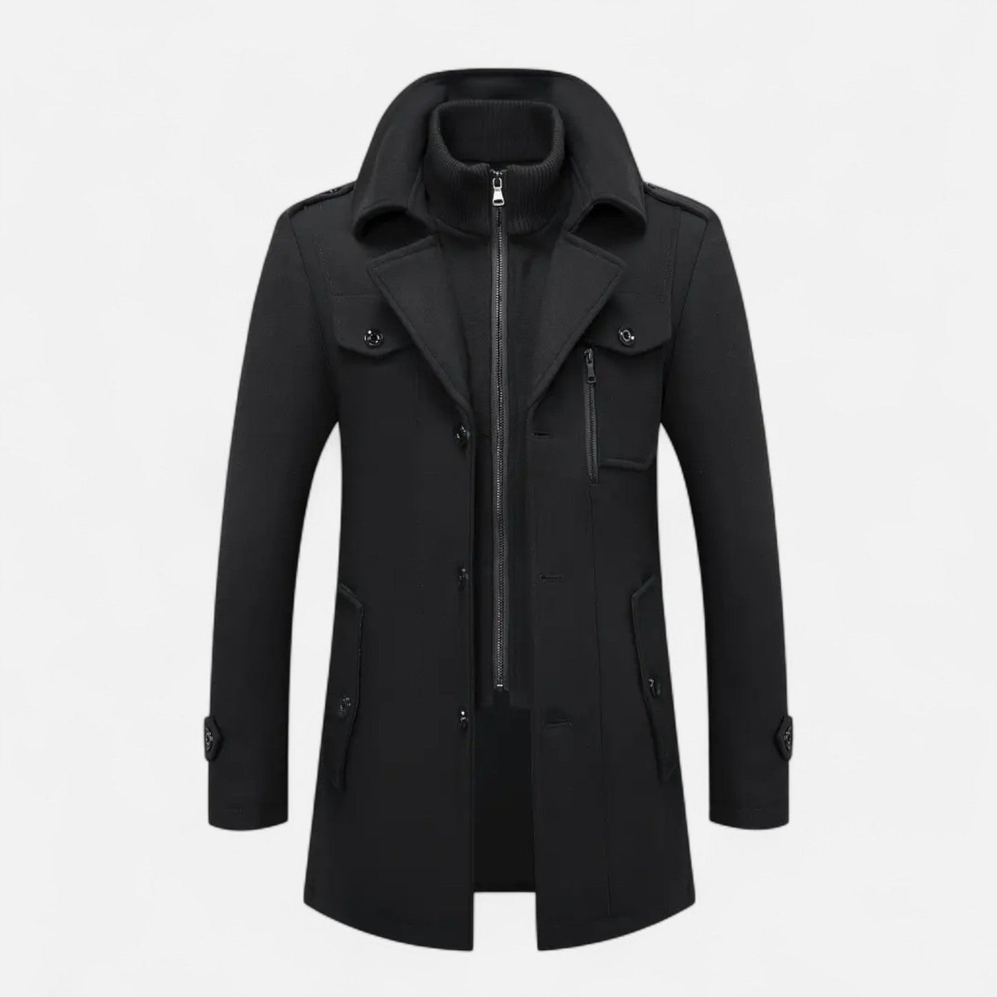 Ashbourne | Men’s Tweed Coat – Slim Heritage Elegance
