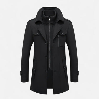 Ashbourne | Men’s Tweed Coat – Slim Heritage Elegance